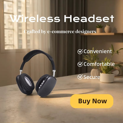 Wireless Head-mounted Sports Headphones HIFI-level Lossless Sound Quality High-quality Audio Headphones New Wireless Earplugs